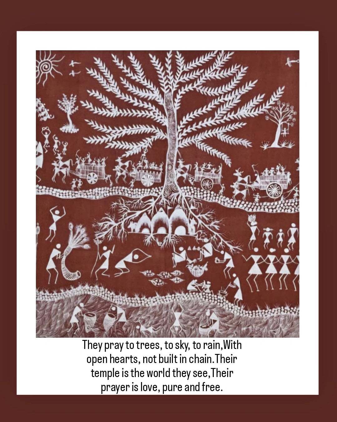 Roots of Rituals Canvas Painting