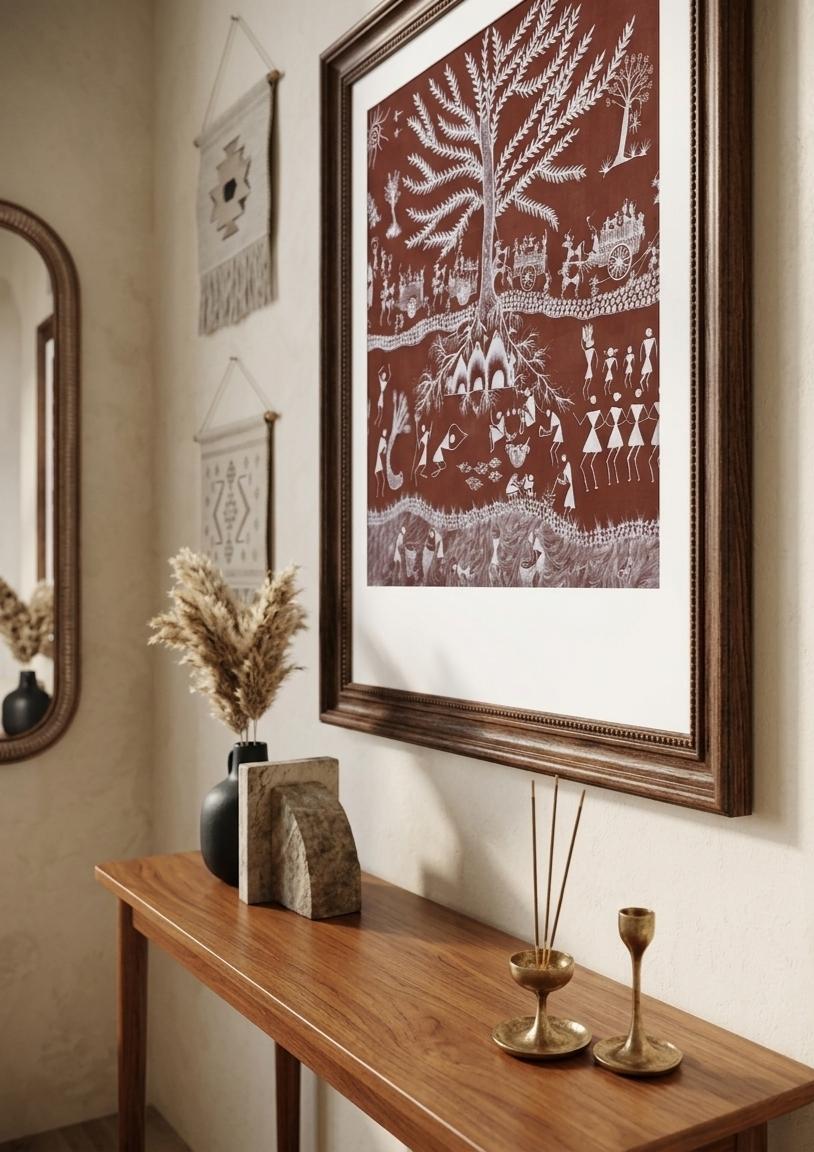 Roots of Rituals Canvas Painting