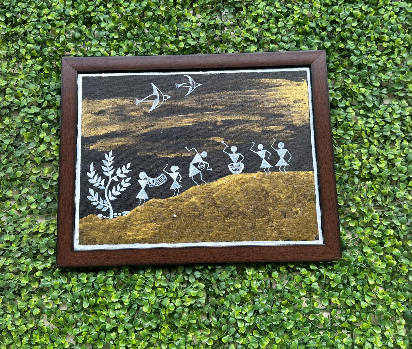 Golden Dusk Canvas Painting