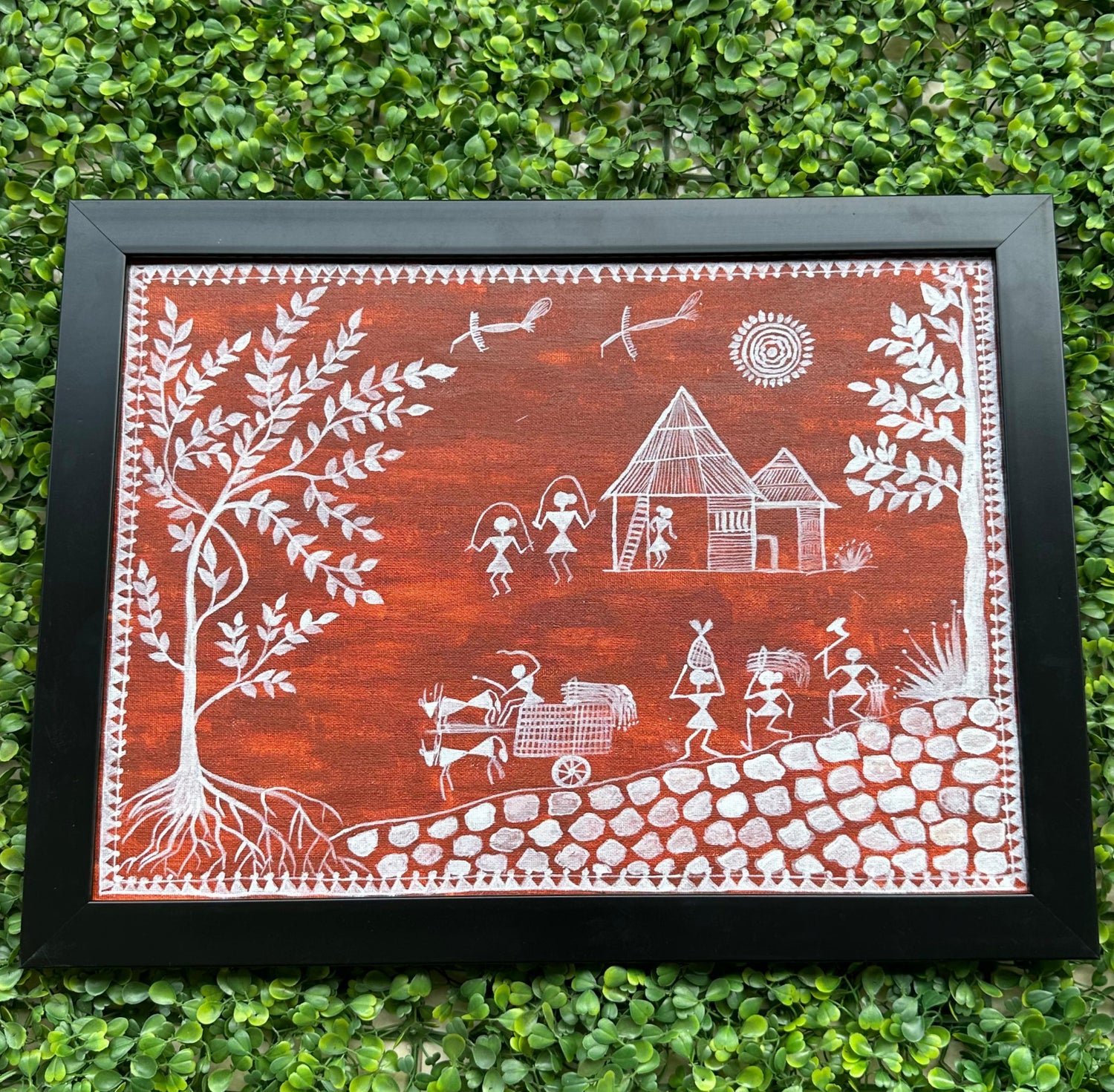 Brown Roots canvas Painting