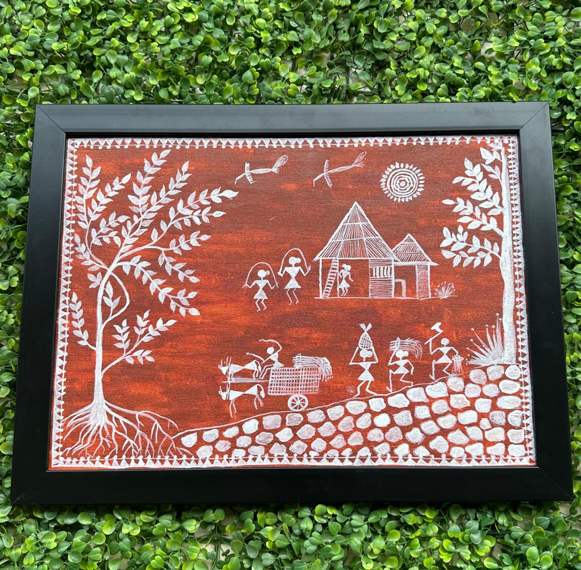 Brown Roots canvas Painting