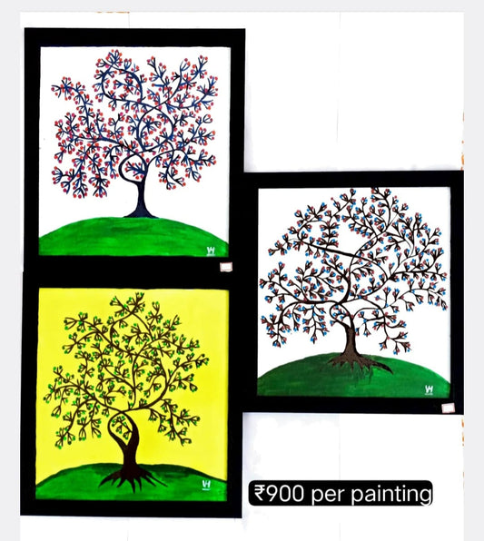 The Tree Canvas Painting 3-Piece Set