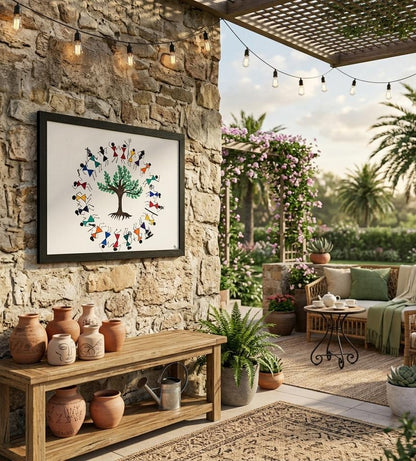 Spirit Tree Unity Canvas Painting (Multicolor)