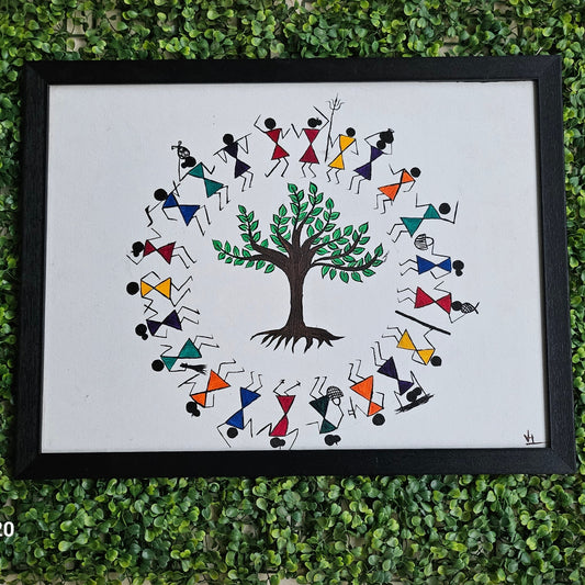 Spirit Tree Unity Canvas Painting (Multicolor)