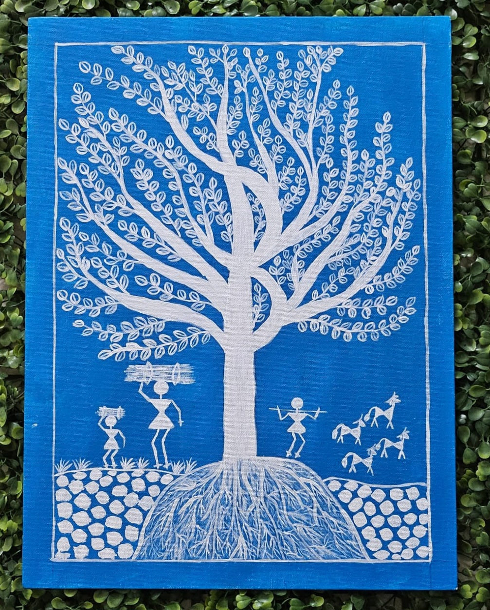 Skybound Tree Canvas Painting