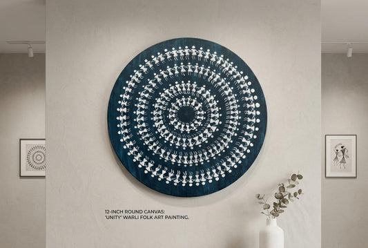 Round Canvas Painting