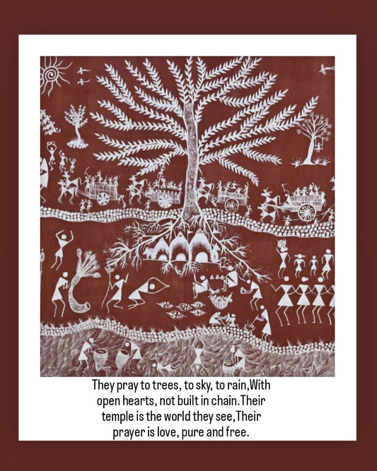 Roots of Rituals Canvas Painting