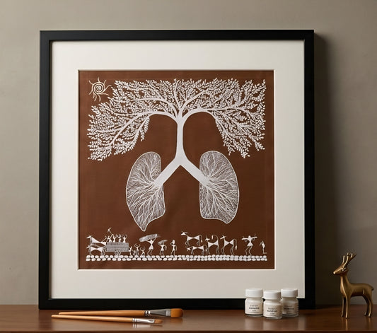 The Lung-Shaped Tree Canvas